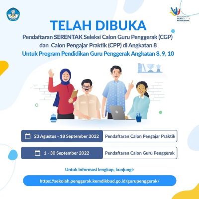 Seleksi Calon Guru Penggerak dan Calon Pengajar Praktik